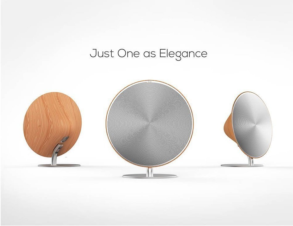 EMIE Solo One 2.0 Channel Wireless Bluetooth Speaker with Touch Control + 3.5mm Audio Plug N2