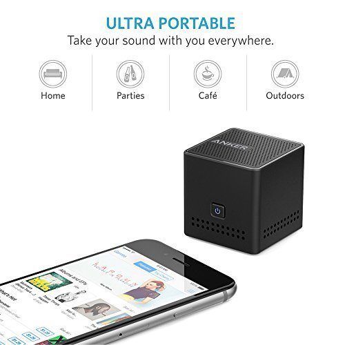 Anker Ultra Portable Pocket Size Wireless Bluetooth Speaker with 12 Hour Playtime, NFC Compatibility, Ultra Compact... N4
