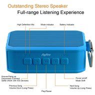 [Bluetooth Waterproof Speakers] Ayfee Wireless Bluetooth 4.0 Waterproof Outdoor / Shower Speaker, with 7W Powerful... N4