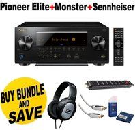 Pioneer Network AV Receiver Audio &amp; Video Component Receiver,Black (SC-LX801) + Sennheiser HD201 Lightweight Over-Ear...