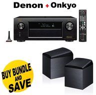 Denon AVRX4200W 7.2 Channel Full 4K Ultra HD A/V Receiver with Bluetooth and Wi-Fi + Onkyo SKH-410 Dolby Atmos-Enabled...