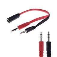 BephaMart 3.5mm AUX Audio Mic Splitter Cable Earphone Headphone Adapter 1 Female To 2 Male Shipped and Sold by...