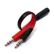 BephaMart 3.5mm AUX Audio Mic Splitter Cable Earphone Headphone Adapter 1 Female To 2 Male Shipped and Sold by... N3