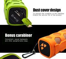 Ecandy Portable NFC Waterproof Super Bass Resonance Bluetooth Wireless Speaker With Power Bank Bluetooth CSR 4.0... N10