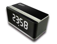 Portable Bluetooth Speaker + LED Night Light Lamp, with LED Display, Handsfree Speakerphone, Alarm Clock, Micro... N7