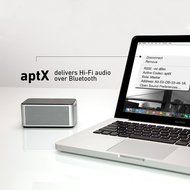 Azio OPAL Bluetooth Speaker with aptX, aluminum unibody, iOS Battery Indicator, Built-in mic, and Line-in. N7