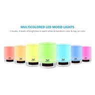 LED Bluetooth Speaker, SAVFY Portable Wireless Speakers with LED Table Lamp, Alarm Clock, Hands-Free Speakerphone... N6