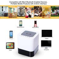 GBTIGER Bluetooth Wireless LED Speakers with Alarm and Built-in Micro SD Card N6