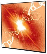 Draper 250094 133-Inch Cineperm HDTV Fixed Projection Screen (Gray)