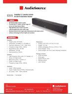 AudioSource S325 Soundbar 2.2 Speaker System for LCD TV and Home Theater N4