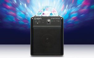 ION Audio Party Power | Portable Bluetooth Speaker System with Party Lights, Rechargeable Battery, and Auxiliary...
