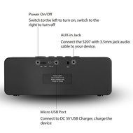 Venstar Wireless Bluetooth Speaker with Built-in Microphone N6