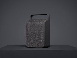 Vifa Oslo Compact Rechargeable Hi-Resolution Bluetooth Portable Speaker- Anthracite Grey N4