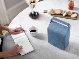 Vifa Oslo Compact Rechargeable Hi-Resolution Bluetooth Portable Speaker- Anthracite Grey N13