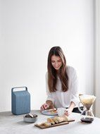 Vifa Oslo Compact Rechargeable Hi-Resolution Bluetooth Portable Speaker- Anthracite Grey N15