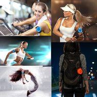 LarKoo Sport Bluetooth Speaker, Portable Wireless Audio speakers MP3 Player with Colorful LED Light Ring TF Card... N6