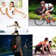 LarKoo Sport Bluetooth Speaker, Portable Wireless Audio speakers MP3 Player with Colorful LED Light Ring TF Card... N7