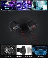 Bluetooth Headphones Sport,Honshoop Bluetooth 4.1 Earphones True HD Stereo Sound Super Bass Noise Cancelling Headsets... N6