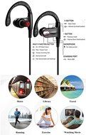 Bluetooth Headphones Sport,Honshoop Bluetooth 4.1 Earphones True HD Stereo Sound Super Bass Noise Cancelling Headsets... N10