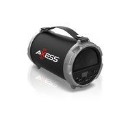 AXESS 2.1 HIFI Bluetooth Speaker with 4&quot; Subwoofer &amp; Vibrating Disk (Red) N5