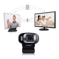 Ausdom AF225 1080P Built-in Microphone Video Webcam USB Clip-on Automatic Focusing Web Cam with LED Night Version... N5