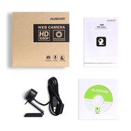 Ausdom AF225 1080P Built-in Microphone Video Webcam USB Clip-on Automatic Focusing Web Cam with LED Night Version... N7