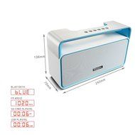 Portable Wireless Bluetooth Stereo Speaker with 10W Powerful Sound Enhanced Bass Surround Subwoofer FM Radio LED... N3