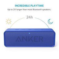 Anker SoundCore Bluetooth Speaker with 24-Hour Playtime, 66-Foot Bluetooth Range &amp; Built-in Mic, Dual-Driver Portable... N3