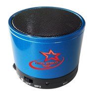 Red Star Tec MusicDrum Portable Bluetooth Speaker for iPhones iPads Android and Tablets