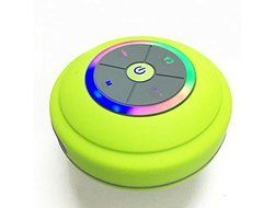 Bluetooth Shower Speaker With Fm Radio, Built In Mic And LED Mood Light - White N5