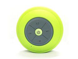 Bluetooth Shower Speaker With Fm Radio, Built In Mic And LED Mood Light - White N6