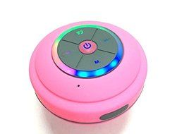 Bluetooth Shower Speaker With Fm Radio, Built In Mic And LED Mood Light - White N9