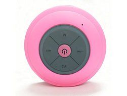 Bluetooth Shower Speaker With Fm Radio, Built In Mic And LED Mood Light - White N10