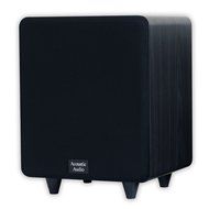 Acoustic Audio CSPS8-B Home Theater 8" Powered Subwoofer Black Front Firing Sub
