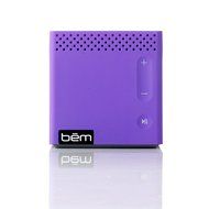Bem HL2022E Bluetooth Mobile Speaker for Smartphones - Retail Packaging - Purple N4