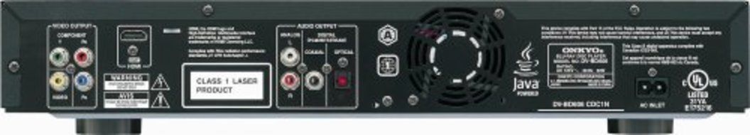Onkyo DV-BD606 Blu-ray Single Disc Player (Black) N2