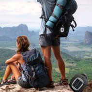 LarKoo Solar Power Waterproof Bluetooth Speakers, Portable Wireless Rechargeable Outdoor Sports Speaker for Iphone... N7