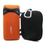 co2CREA (TM) Soft Due-Color Carrying Storage Travel Fashion Case Bag Skin for Logitech X300 Wireless Bluetooth...