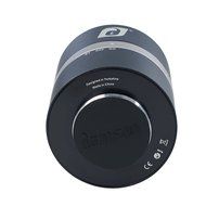 Damson Audio Twist Portable Wireless Bluetooth Speaker Lightweight Aluminum Construction - Black N4