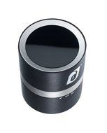 Damson Audio Twist Portable Wireless Bluetooth Speaker Lightweight Aluminum Construction - Black N5