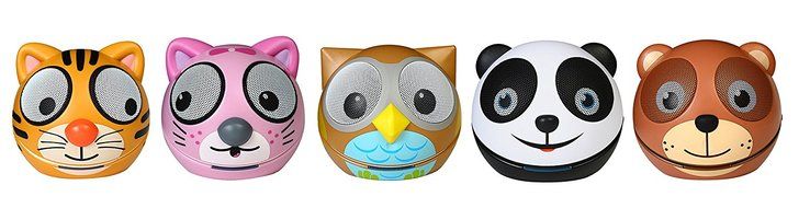 Impecca MCS07BT Zoo-Tunes Portable Bluetooth Speakers N5