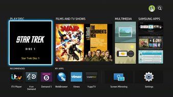 Samsung BD-JM63C J-Series 3D Wi-Fi 4K UHD Upscaling Blu-Ray DVD Player N2