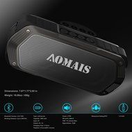 AOMAIS Wireless Portable Bluetooth Speakers,10W Dual drivers Stereo Sound with Enhanced bass ,Waterproof IPX7... N5