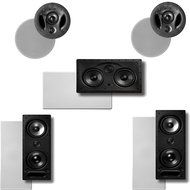 Polk Audio Vanishing LS Series 5.0 In-Wall / In-Ceiling Home Theater Speaker System (2-265LS, 2-700LS &amp; 1-255CLS)