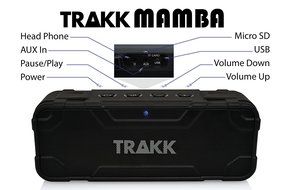 TRAKK MAMBA New Model 30W of Power Portable Wireless Waterproof Rugged Shockproof Bluetooth Speaker with Built... N6