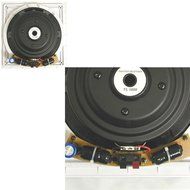 Theater Solutions 5.1 Home Theater 8" and 6.5" Speaker Set with Center, 10" Passive Sub More TS6W8WC51SET10 N3