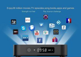 Leelbox Q1 Plus Kodi 16.0 Amlogic S905 Quad-Core Cortex-A53 64bit Android 5.1 TV Box with 1GB DDR3 RAM 8GB emmc... N7