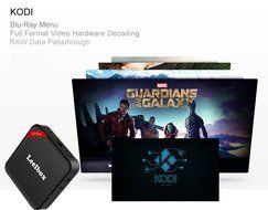 Leelbox Q1 Plus Kodi 16.0 Amlogic S905 Quad-Core Cortex-A53 64bit Android 5.1 TV Box with 1GB DDR3 RAM 8GB emmc... N9