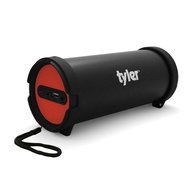 Tyler Portable Wireless Bluetooth Speaker TWS402-RD, Indoor/Outdoor 2.1 Hi-Fi Stereo Cylinder Loud Speaker, with... N6