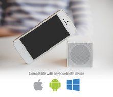 LON Bluetooth Portable Speaker (White) N3